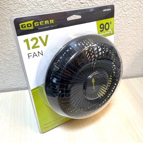 Car/Truck/RV Fan. 7-8 inch wide GO Gear FAN Portable Clip On 12volt plug. NWT - Picture 7 of 7